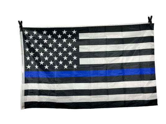 Blue Lives Matter American Flag